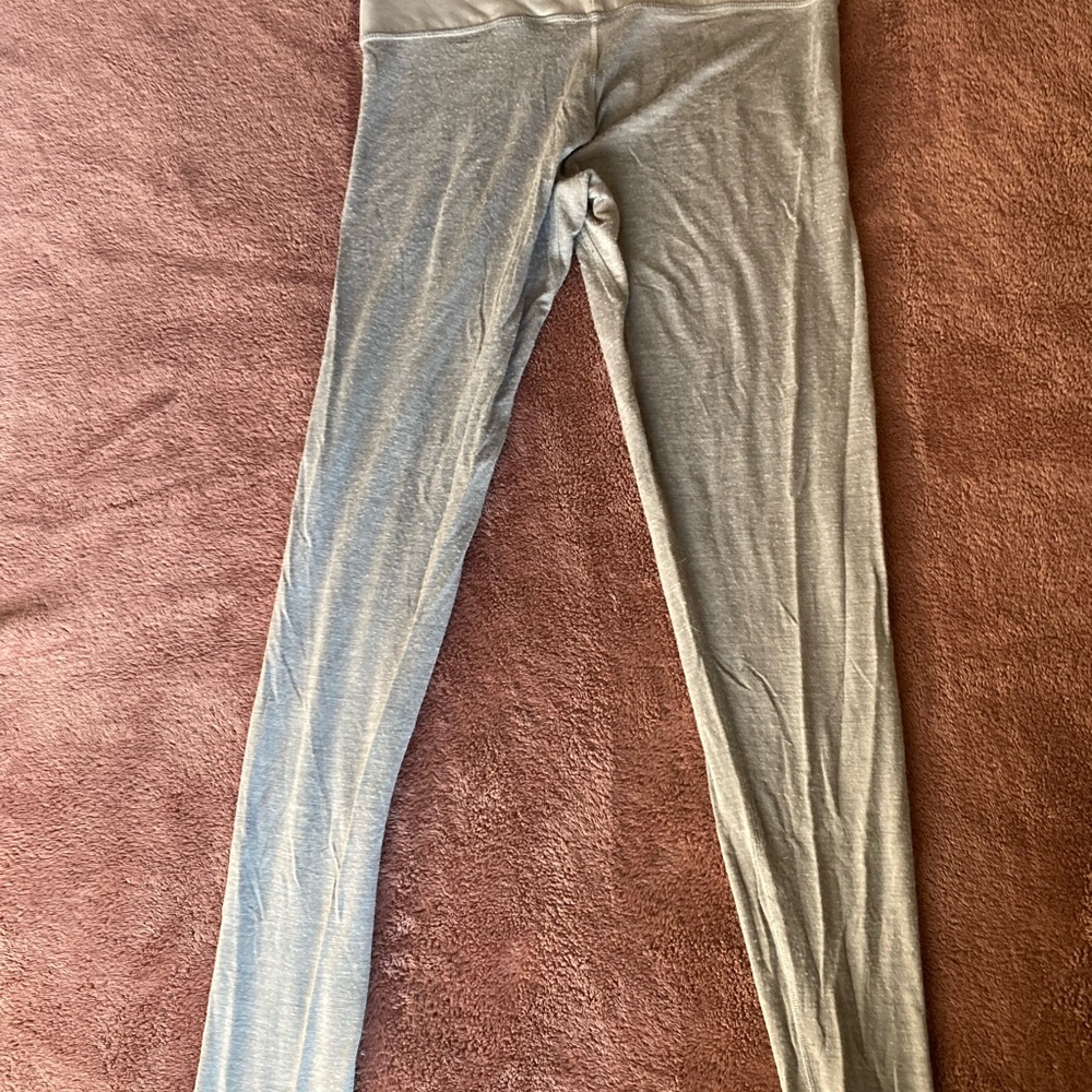 Gray Wool Leggings